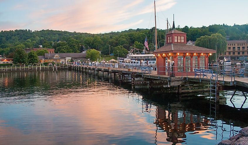 Seneca Lake in Watkins Glen, New York.