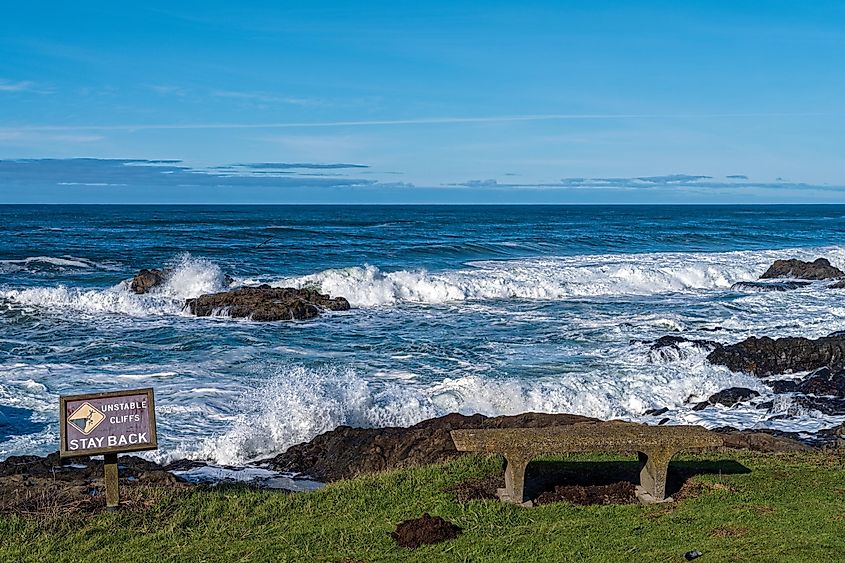 Smelt Sands State Recreation Area in Yachats, Oregon