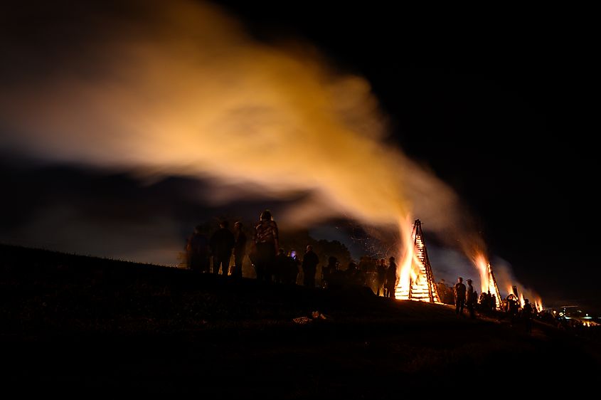 Festival of the Bonfires in Lutcher.