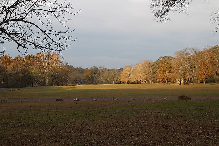 Camp ground at the Van Buren, Ozark National Scenic Riverways.