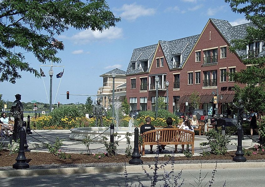 The Glen Town Center, Glenview, Illinois.