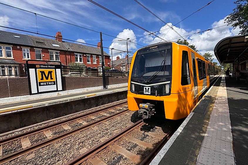 Newcastle Metro. Image credit: Bryan Dearsley