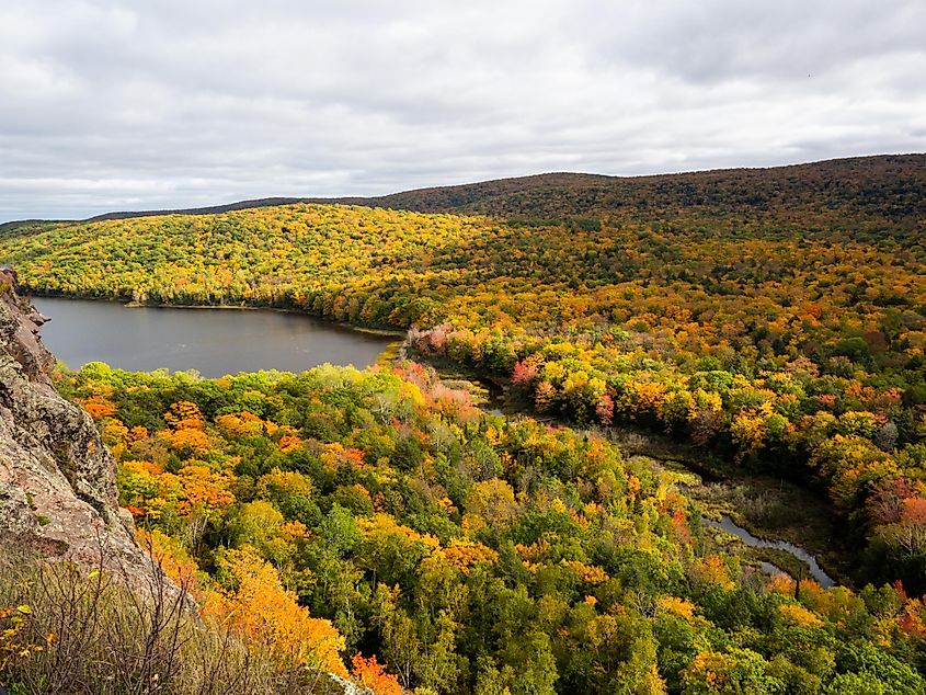 Porcpine Mountian State Park in Michigan