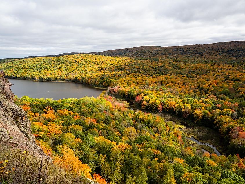 Porcpine Mountian State Park in Michigan