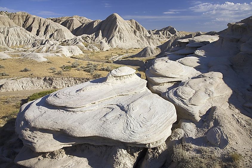 A view of Toadstool Geological Park near Crawford, Nebraska.