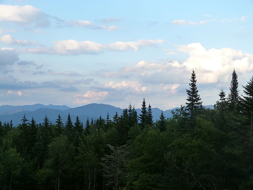 The White Mountains of New Hampshire.