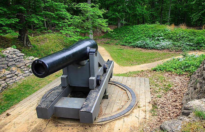 Petersburg National Battlefield in Petersburg, Virginia.