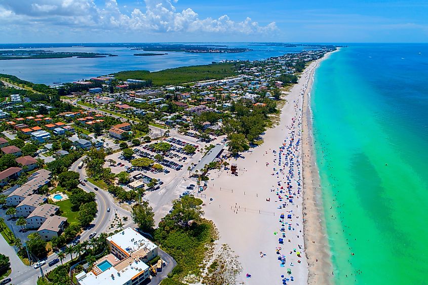 Holmes Beach on Anna Maria Island, Florida