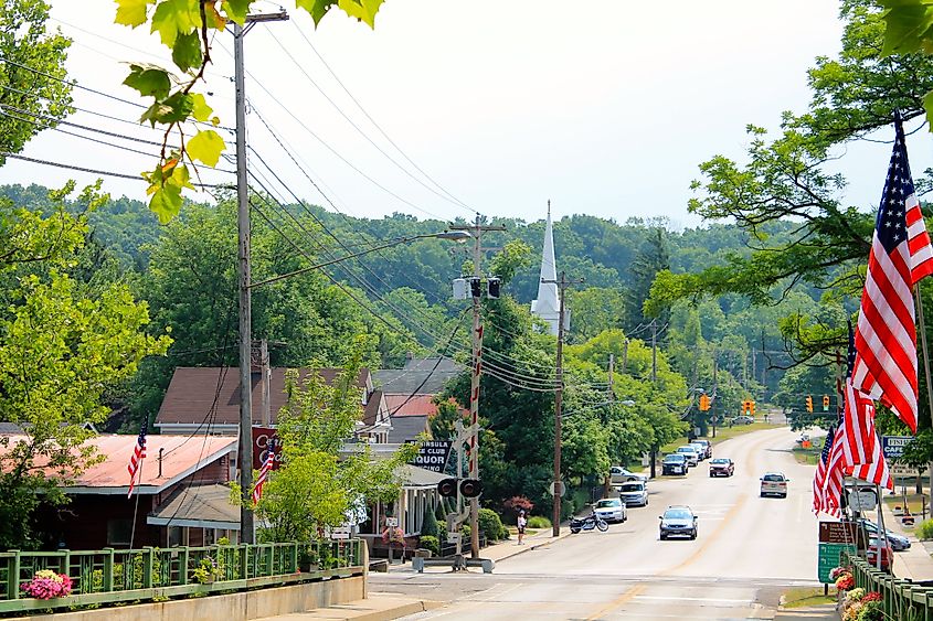 The charming town of Peninsula, Ohio.