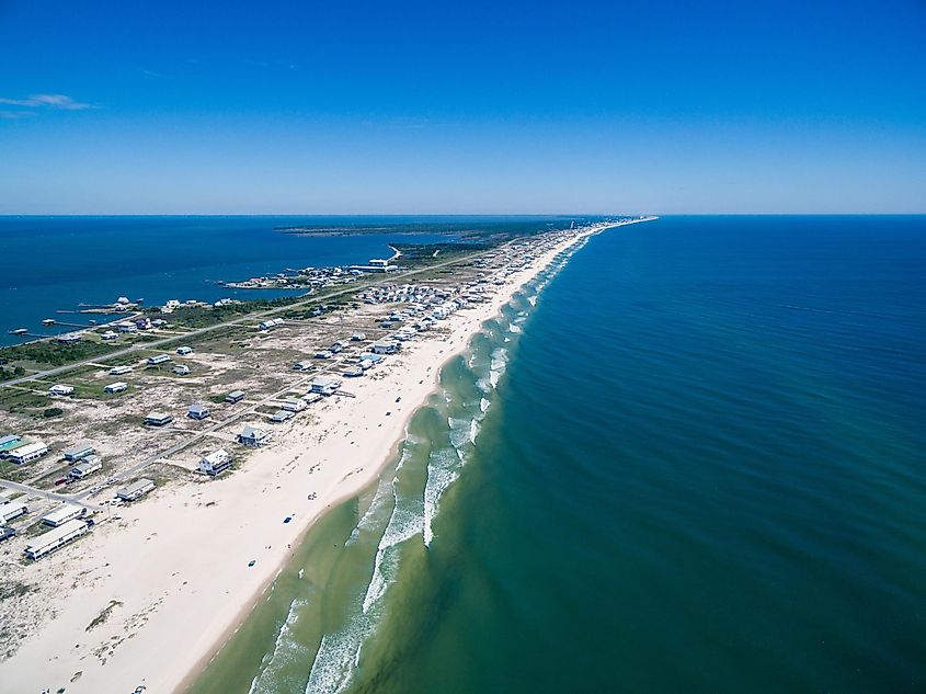 The beach at Gulf Shores, Alabama.