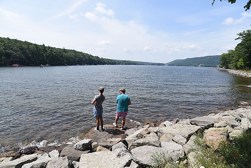 Fishing at Deep Creek State Park 