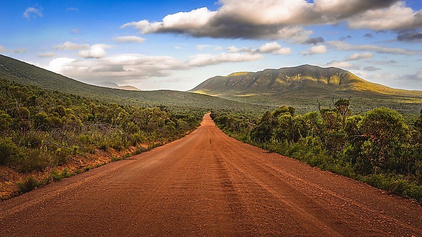 View from Stirling Range Drive in Stirling Range National Park, Western Australia