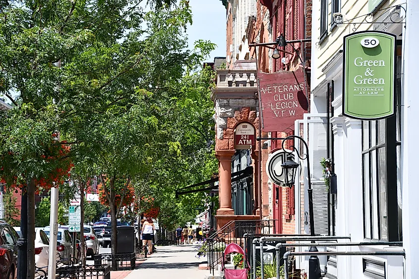 Main Street in Cooperstown, New York state
