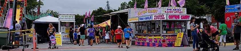 Collard Festival in Ayden, North Carolina.