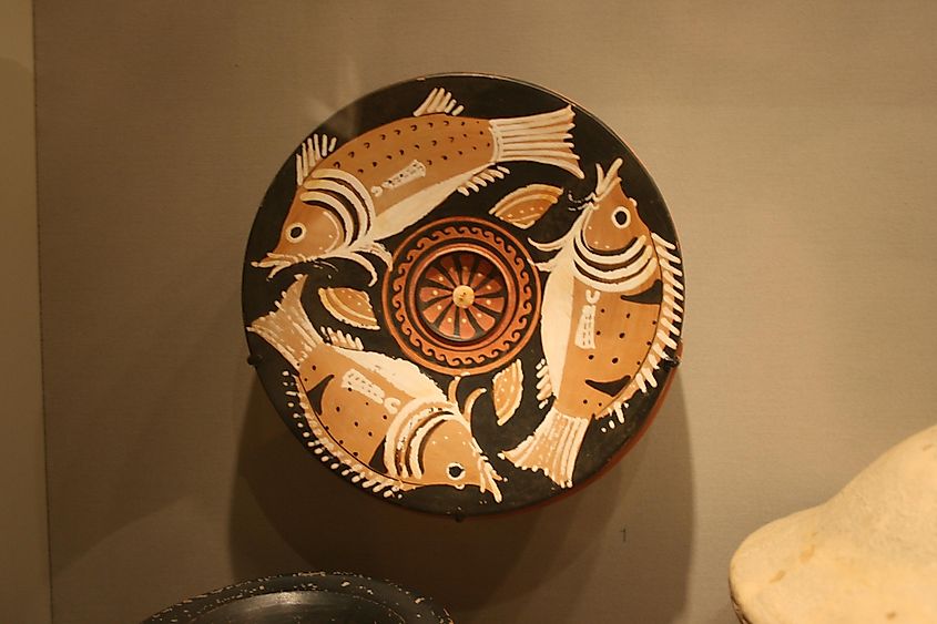 Roman Fish Plate from the 4th century BC