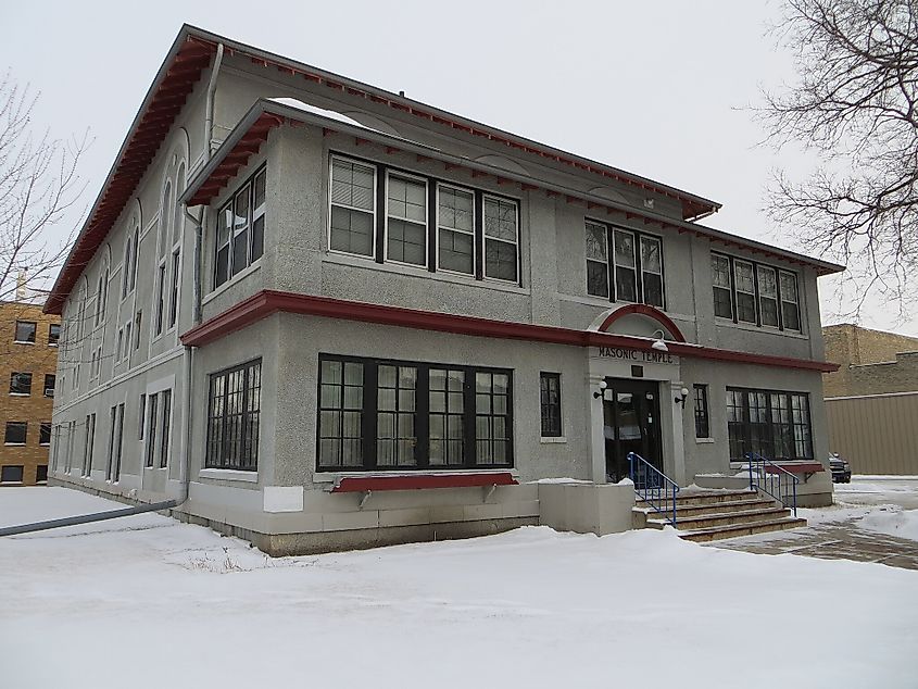 Masonic Temple, 503 S. Main St., Aberdeen, South Dakota