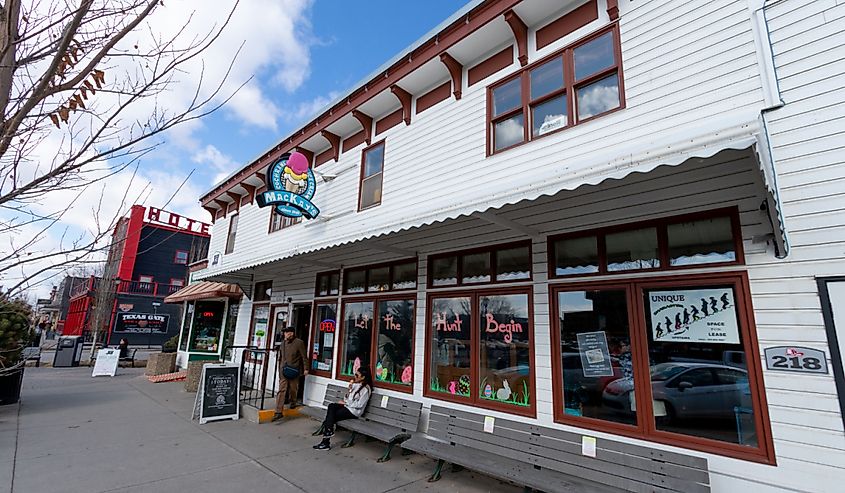 Historic downtown of Cochrane