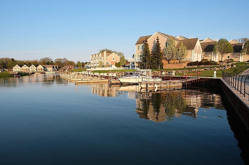 Marina on Lake Huron at Port Austin, MI