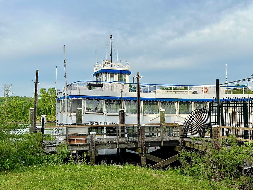 The Becky Thatcher Riverboat in Deep River, Connecticut