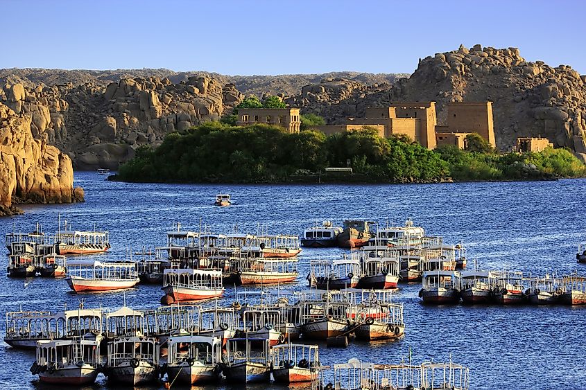 gilkia Island (or Agilika Island) in Lake Nasser.