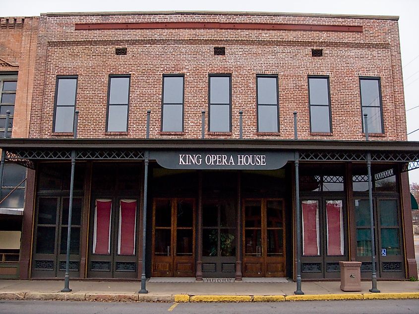 Historic King Opera House in Van Buren, Arkansas. Photo via Wikicommons