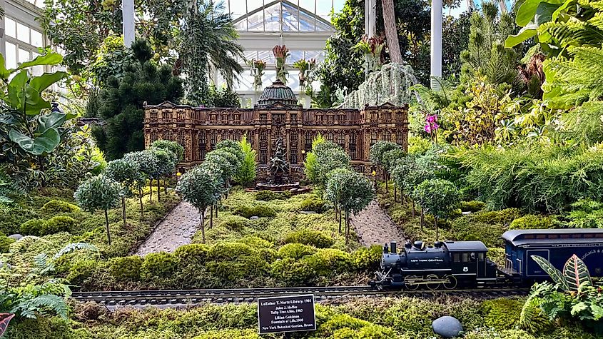 The train show at the New York Botanical Gardens.