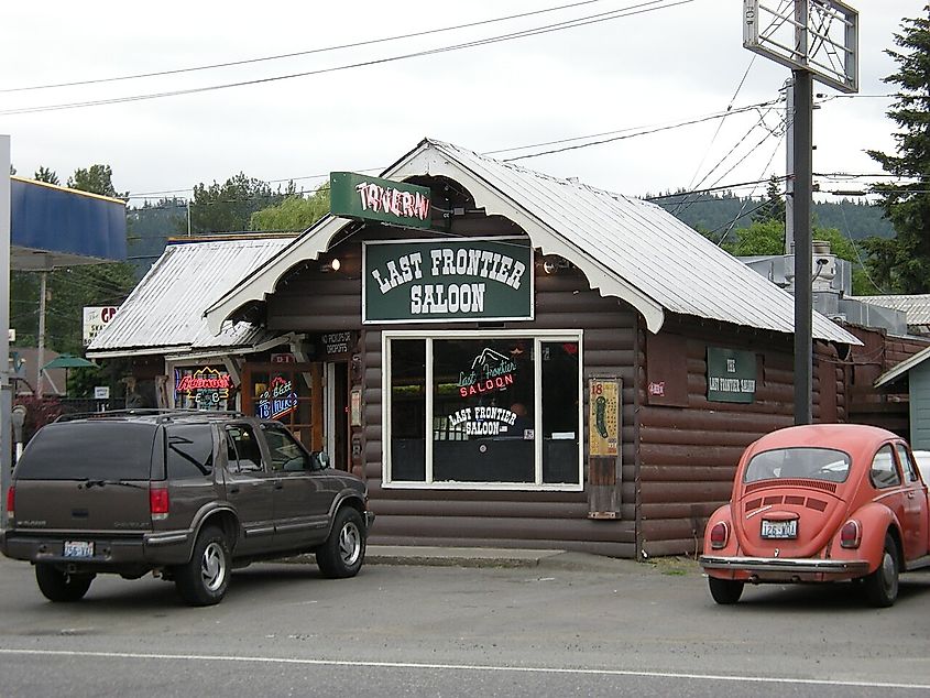 Last Frontier Saloon, 33813 SE Redmond Fall City Road, Fall City, Washington.