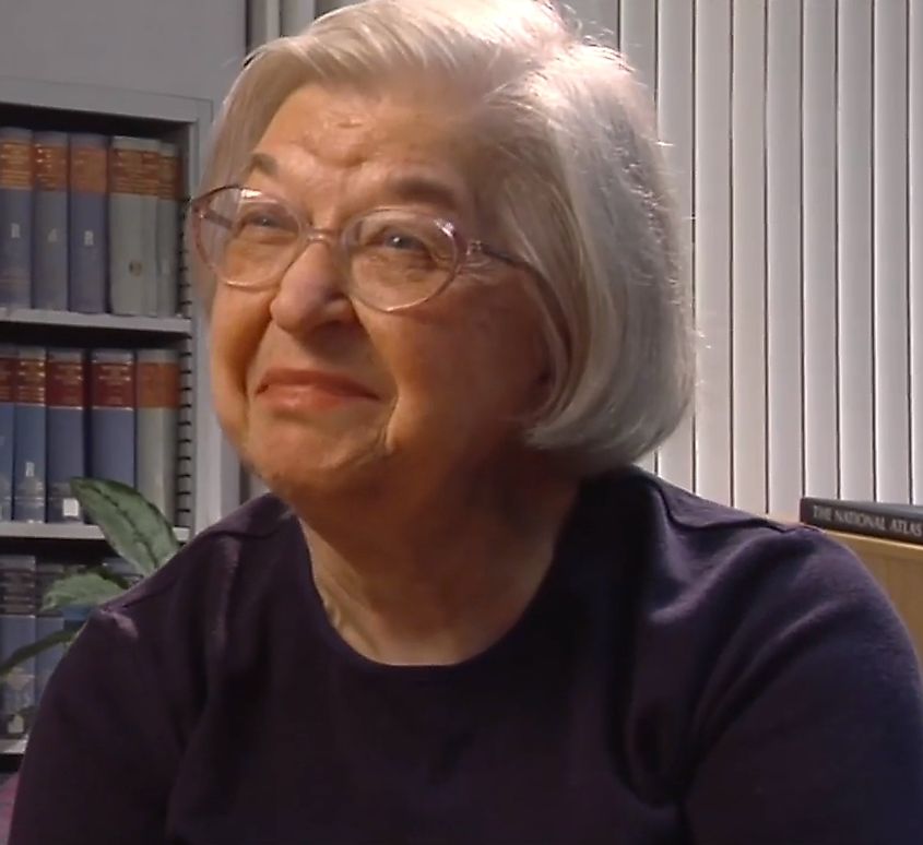Stephanie Kwolek, a screenshot from the Women in Chemistry video