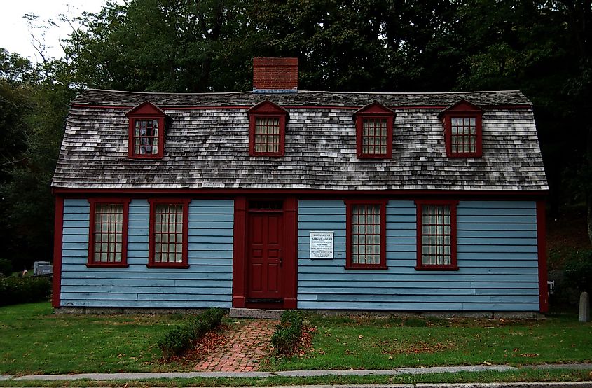 The birthplace of Abigail Adams in Weymouth, Massachusetts