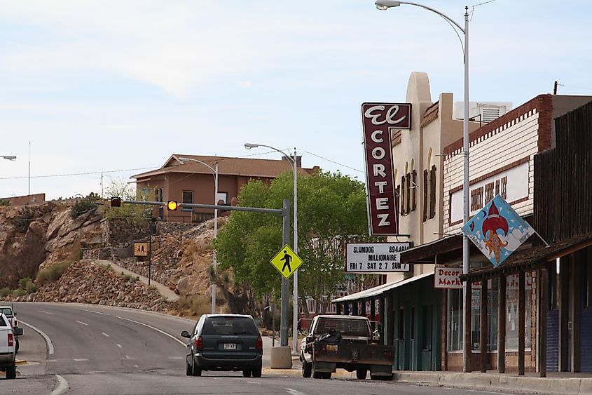 Street scenery in Truth or Consequences, New Mexico