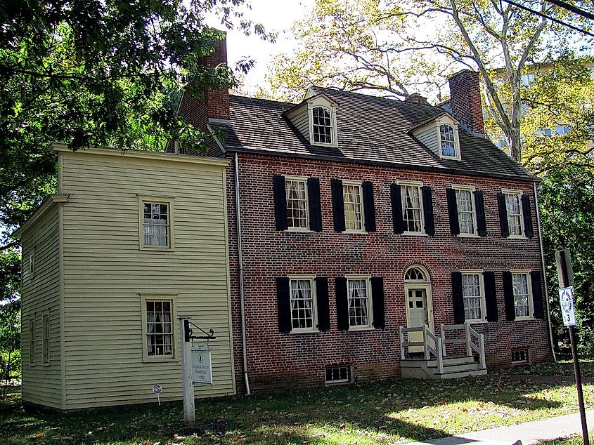 View of Collings-Knight Homestead, 500 Collings Ave. Collingswood, New Jersey.