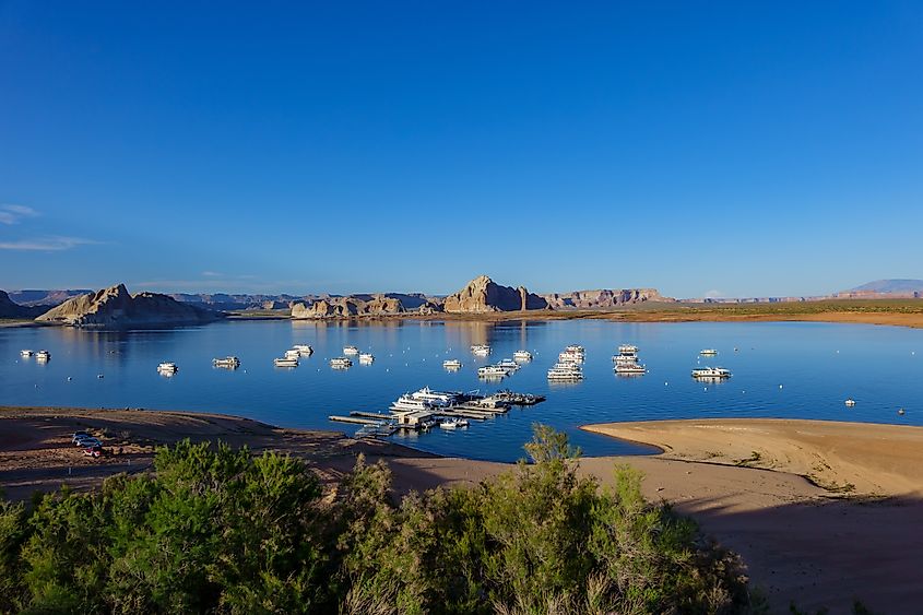 Lake Powell in Page, Arizona