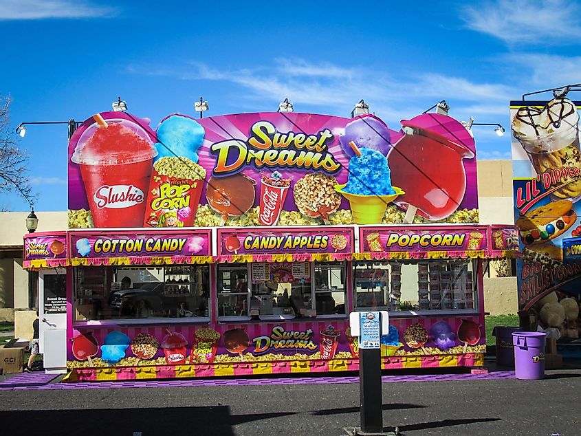 Sweet Dreams Food Booth at Wickenburg Gold Rush Carnival in Wickenburg, Arizona