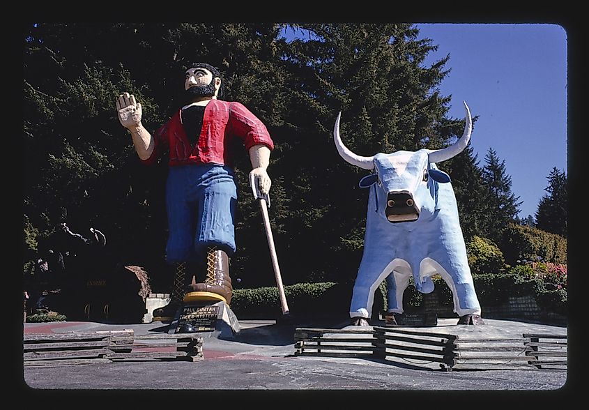Paul Bunyan & Babe, Trees of Mystery, Route 101, Klamath, California