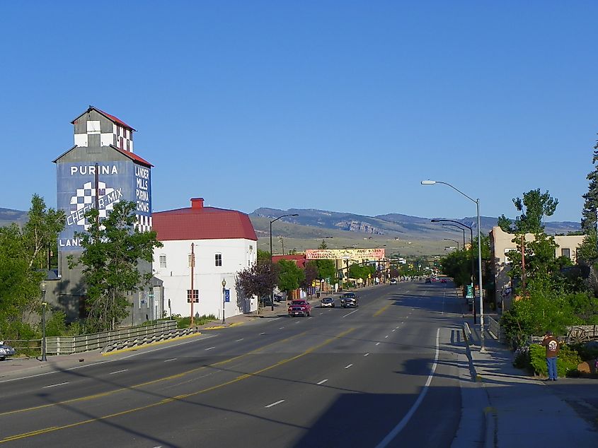 Early morning in Lander, Wyoming