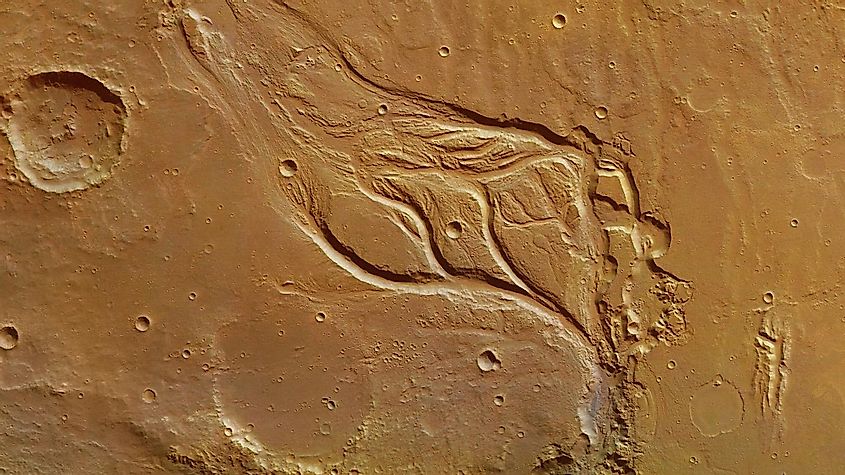 Mars River Channels