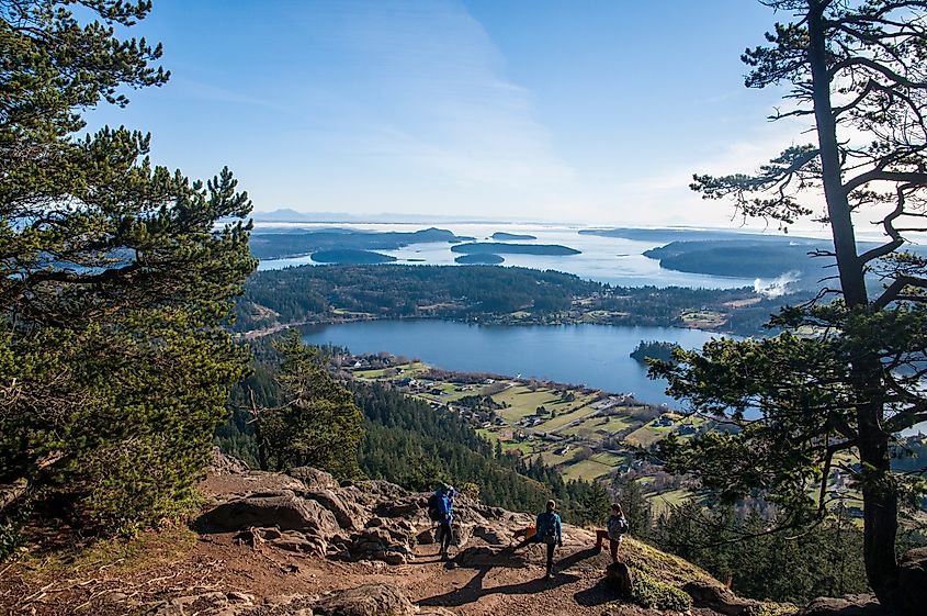 Beautiful landscape around Anacortes, Washington