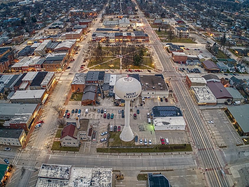 Mt. Pleasant is a small Community in Southern Iowa