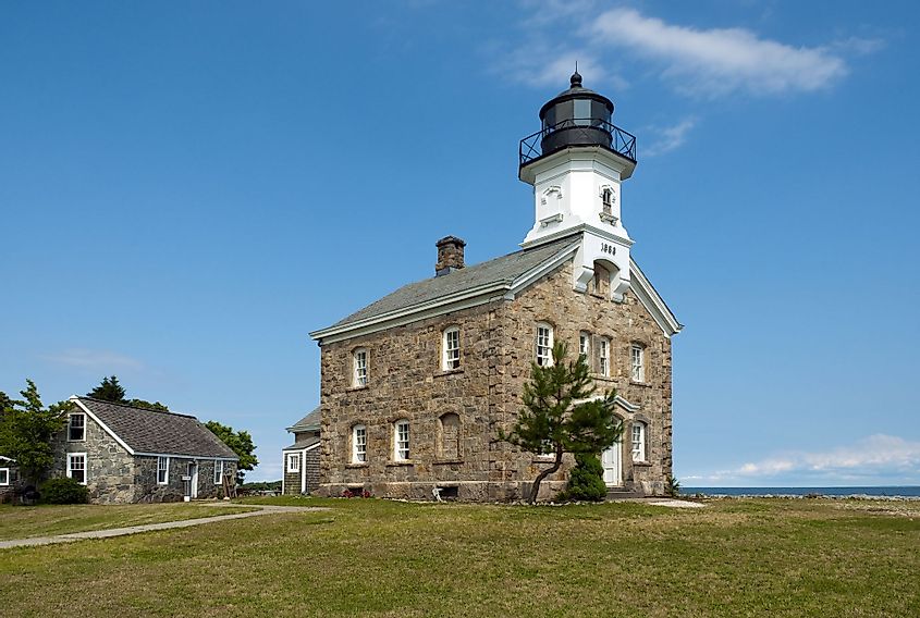 Sheffield Island Lighthouse in Norwalk, Connecticut