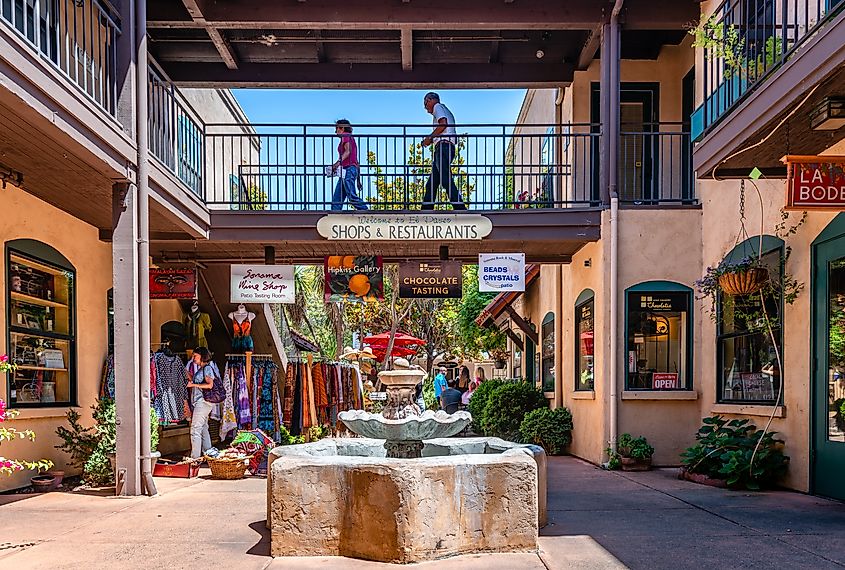 First street in Sonoma, California