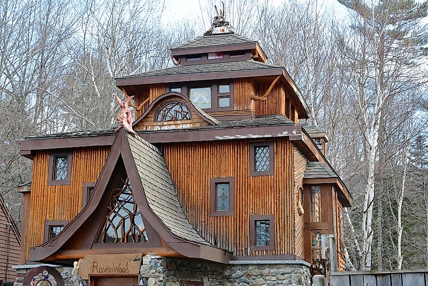 RavenWood Curio Shoppe, located off Main Street in Jackson, New Hampshire.