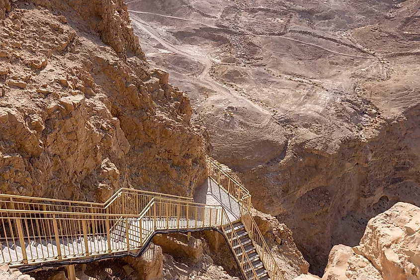 Masada (Credit: eskystudio via Shutterstock)
