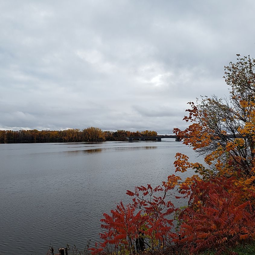 Lake Deux-Montagnes in Quebec, Canada.