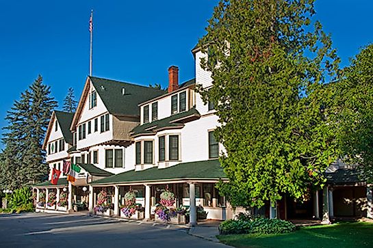The Wentworth Hotel in Jackson, New Hampshire, via 