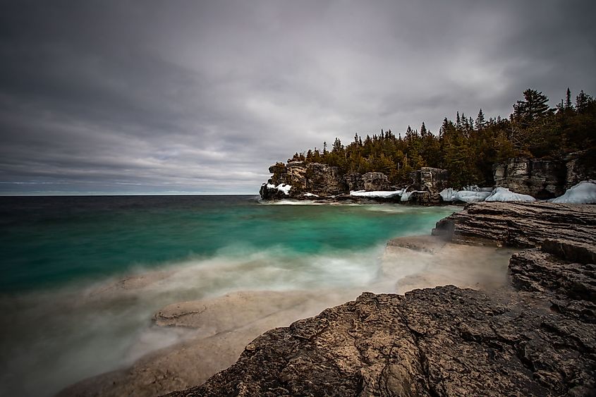 Winter at Indian Head Cove. Photo credit: Brendan Cane