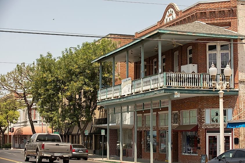 Historic buildings in Hanford, California