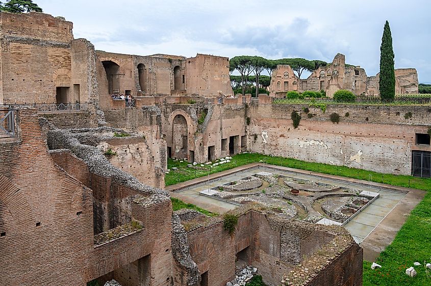 House of Augustus on Palatine Hill, Rome.