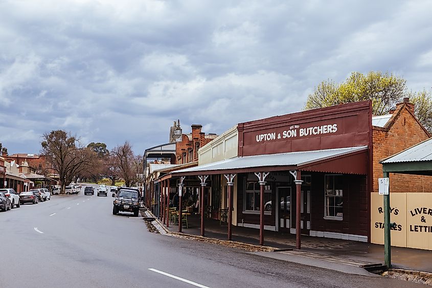 The historic main street of Maldon, Victoria, Australia. Editorial credit: FiledIMAGE / Shutterstock.com