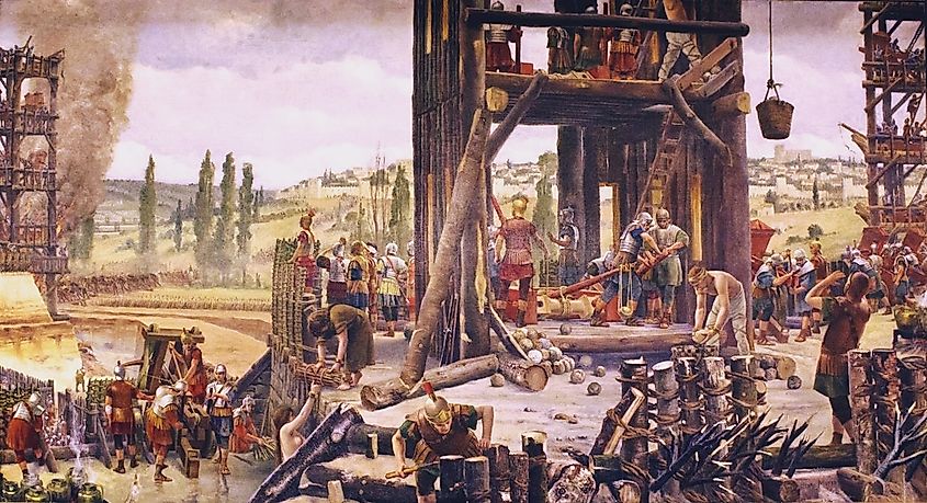 Le siège d'Alésia (Henri-Paul Motte, Public domain, via Wikimedia Commons)