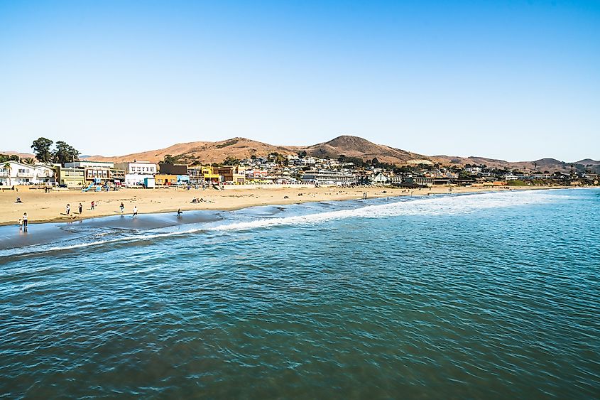 Cayucos beach, California